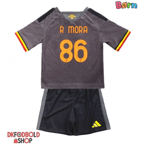 AS Roma Rodrigo Mora #86 Tredje trøje Børn 2026-27 Kort ærmer (+ korte bukser)